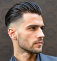 Мужская стрижка Slick Back