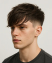 Мужская стрижка Layered Fringe