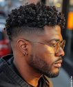 Мужская стрижка Afro Fade